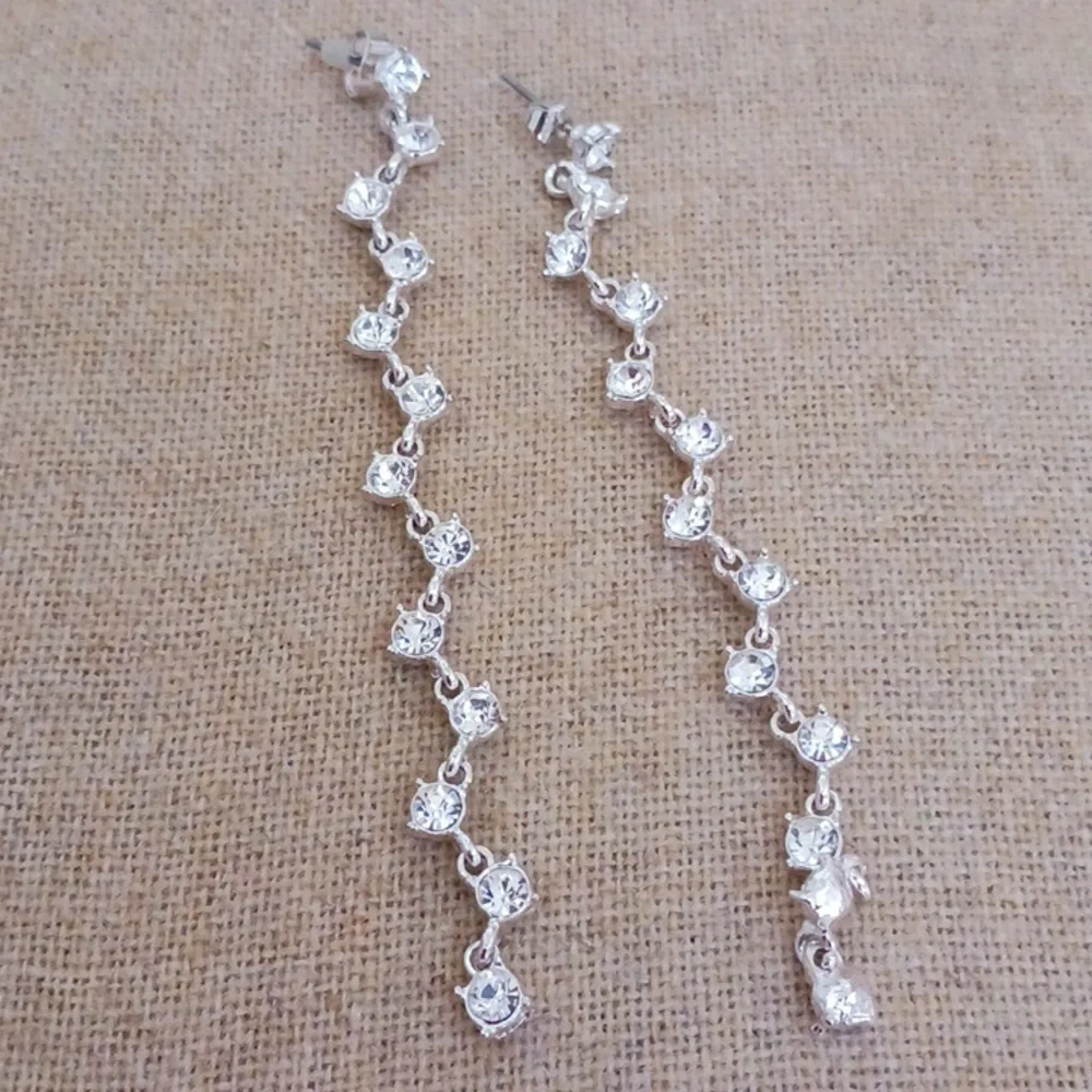 Silver Long Earrings - Picture 5 of 8